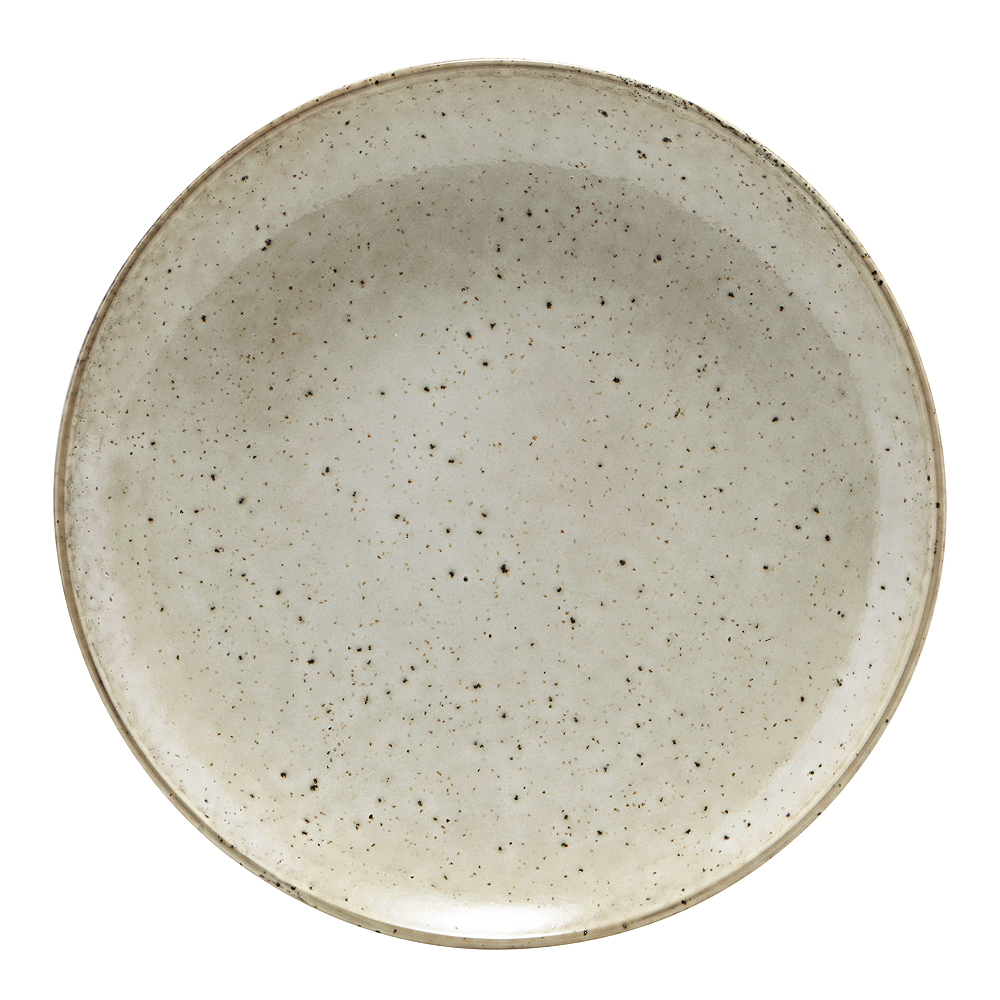 Lake Tallrik flat 22 cm Grå