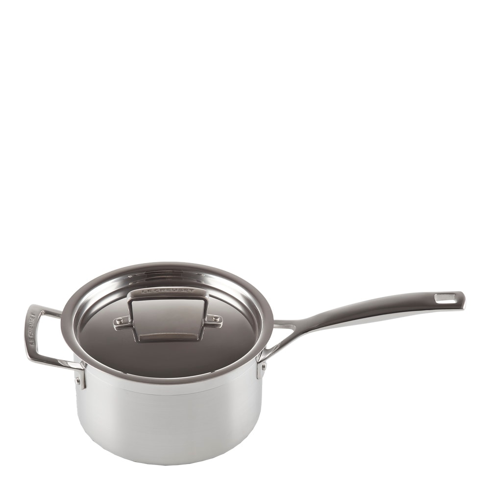3Ply Kastrull med lock 18 cm 2,8 L
