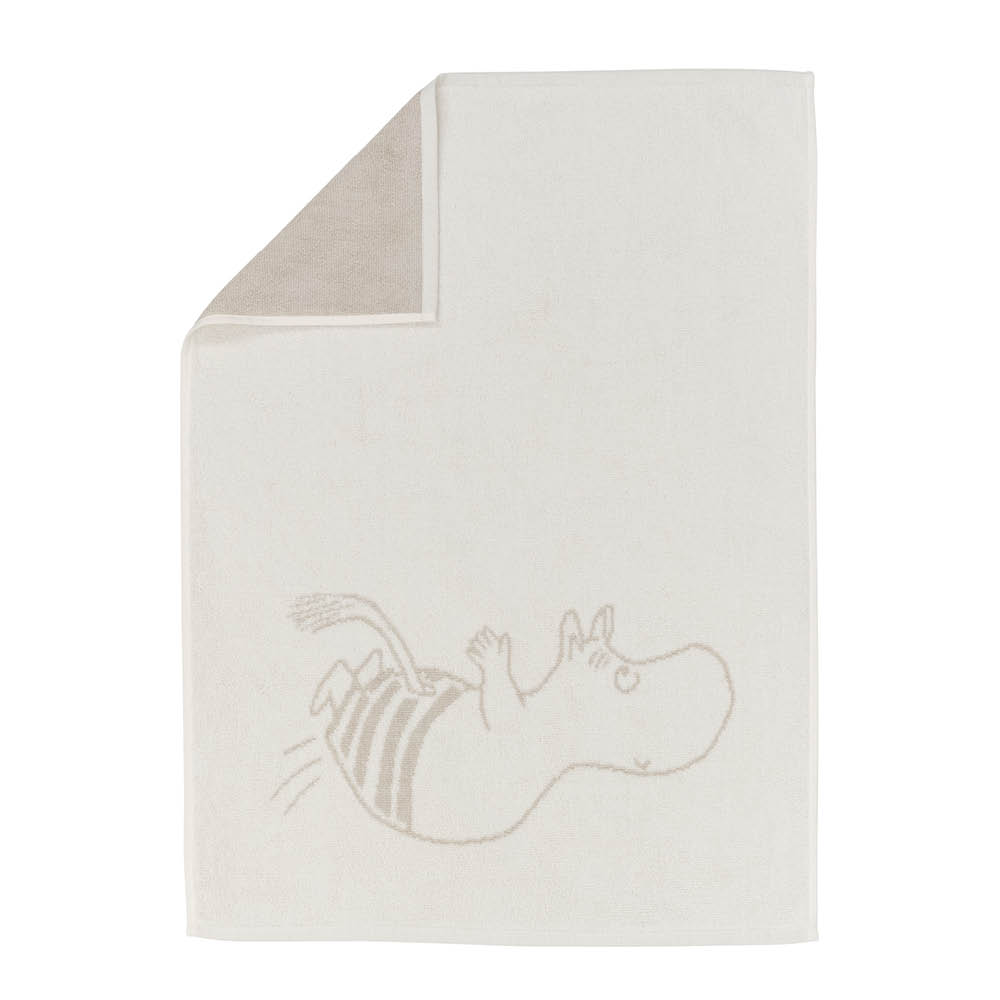Mumin Handduk 50x70 cm Mumintroll Vit