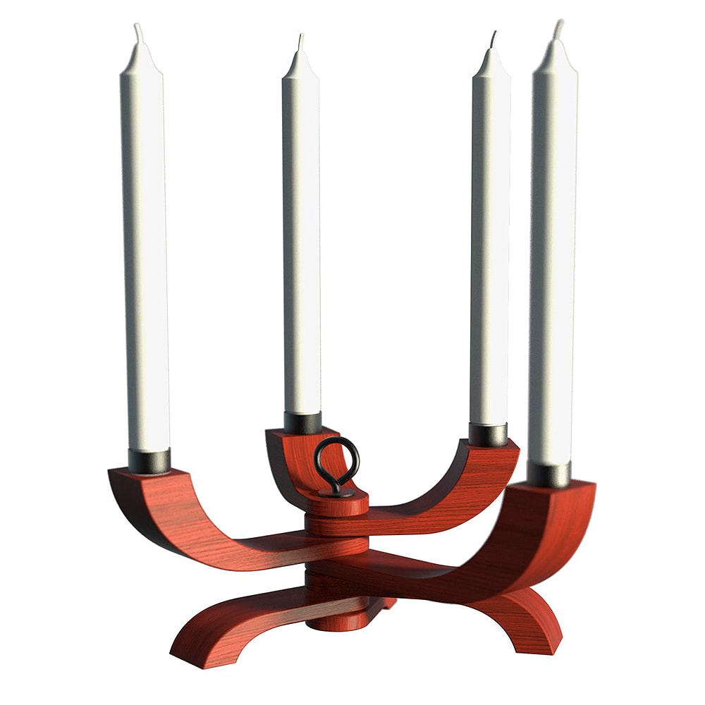 Nordic Light Ljusstake 4-armad Röd Limited Edition