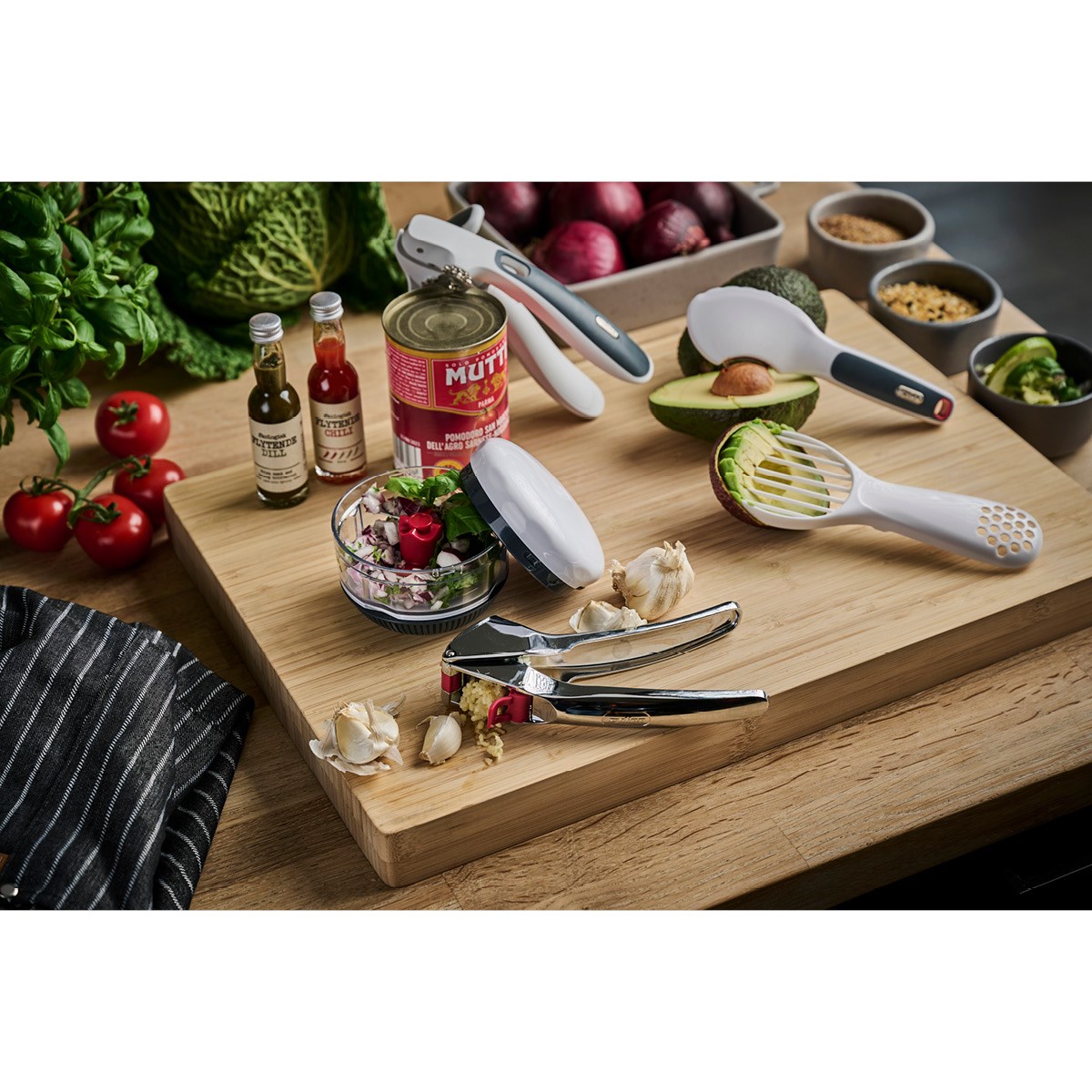 Tool Vitlökspress 17,3 cm Silver