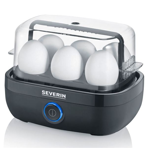 Äggkokare 6 Ägg Svart