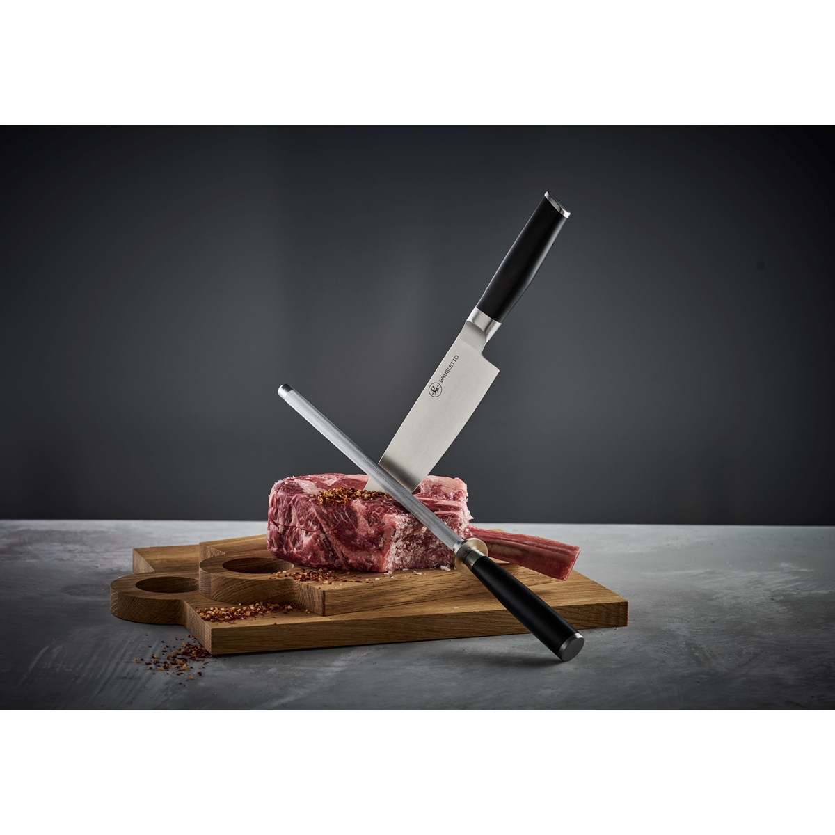 Skärbräda 33x28 cm Natur