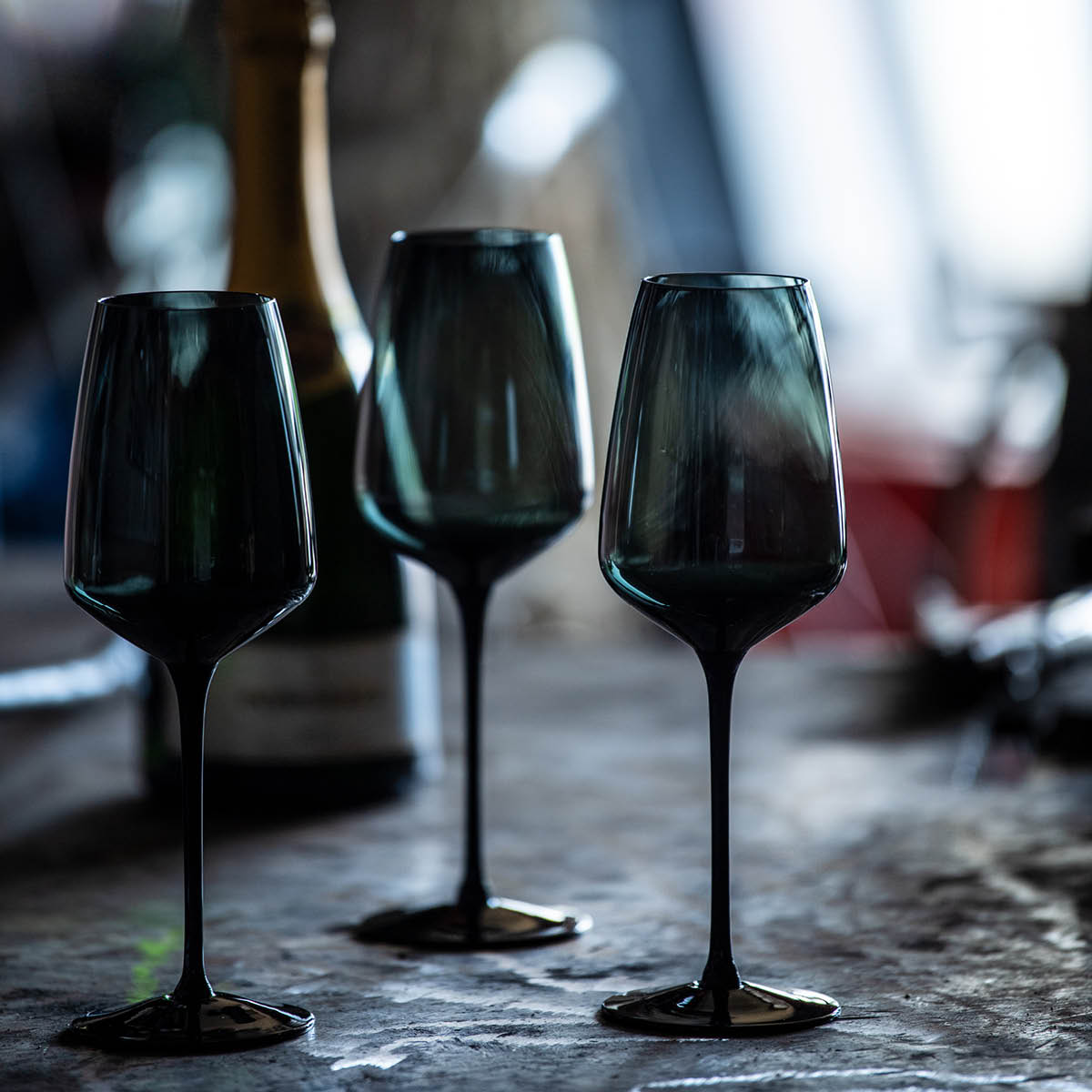 Noir Champagneglas 36 cl Svart