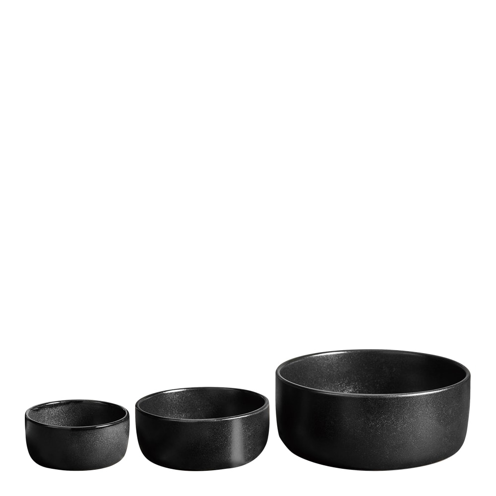 RAW Skålset 3 delar 19,5 cm Titanium Black