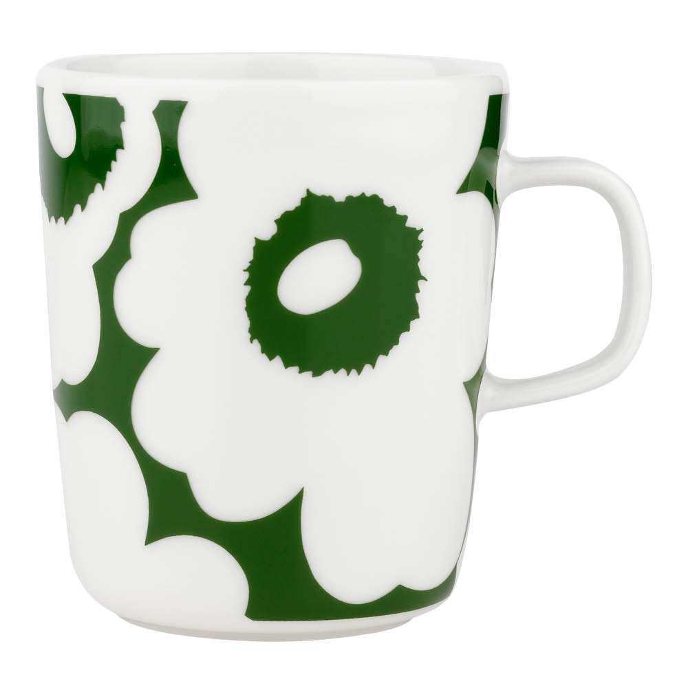 Oiva Unikko Mugg 25 cl Vit/Grön