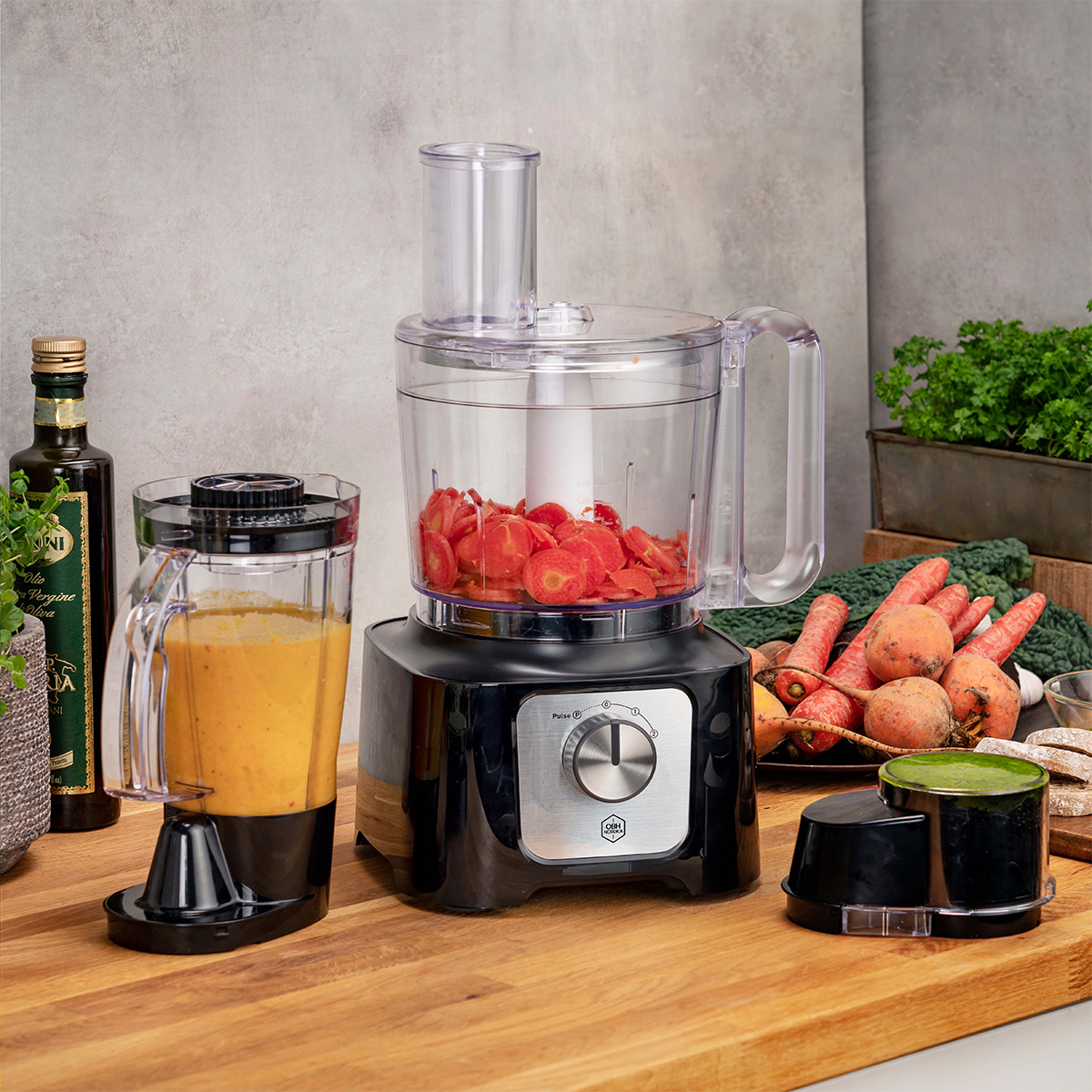 Double Force compact Foodproccessor 800W