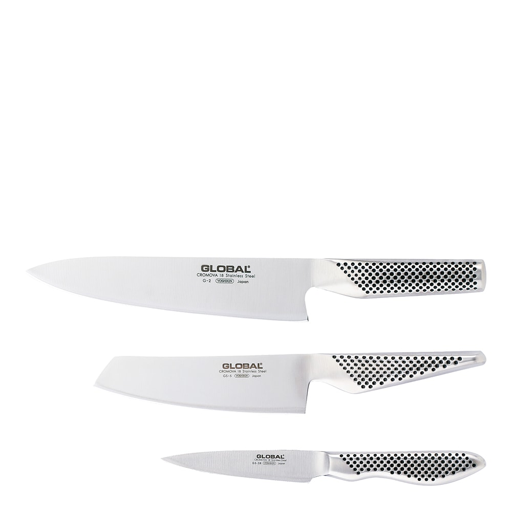 Global G-2538 Knivset 3 delar