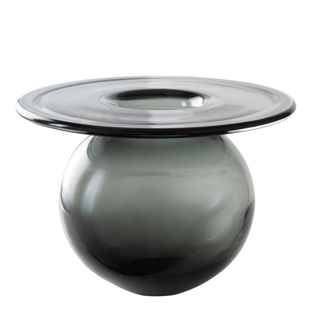 Boblen Vas 12 cm Grå