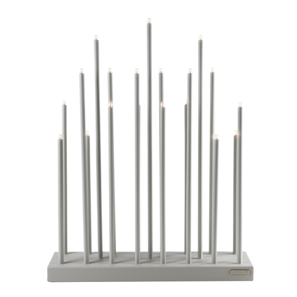 Elflugan Adventsljusstake Grande 50x12,5 cm Ljusgrå