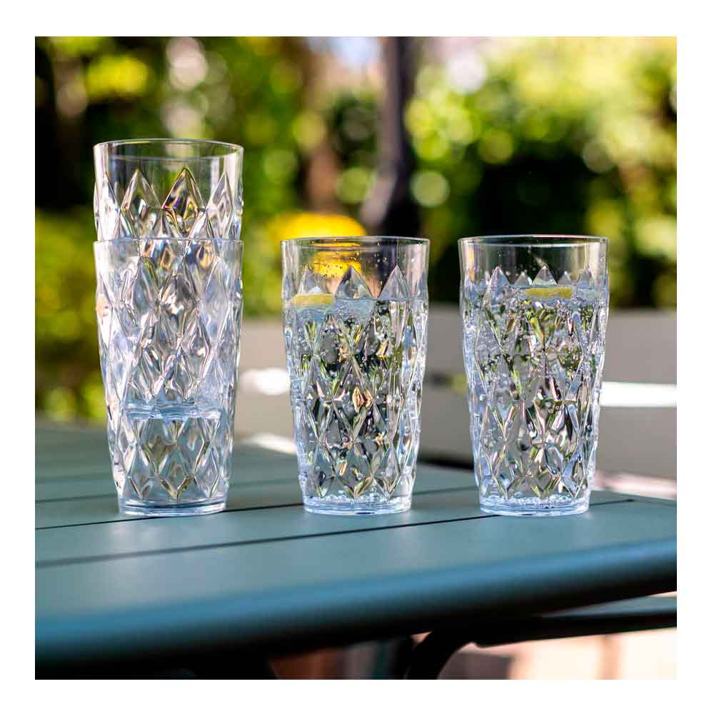 Crystal Glas Högt 6-pack Klar