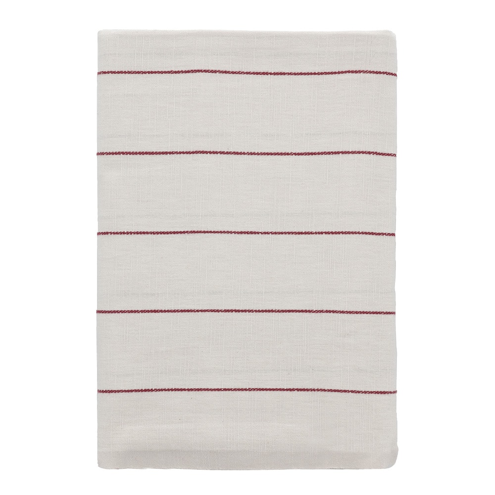 Duk 140x270 cm Offwhite/Red
