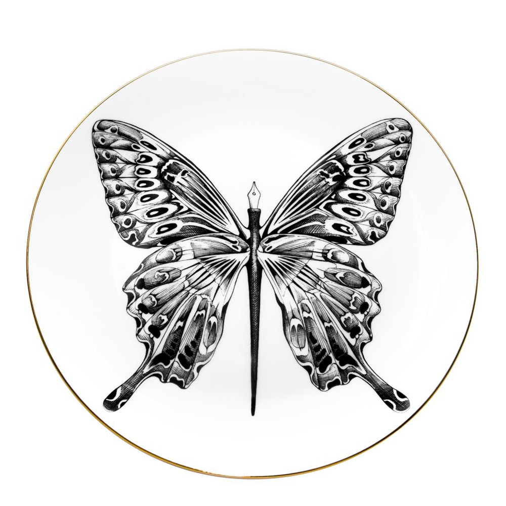 Perfect Plate Tallrik Butterfly Pen 16 cm