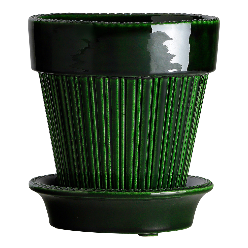 Simona Kruka/fat 16 cm Grön emerald