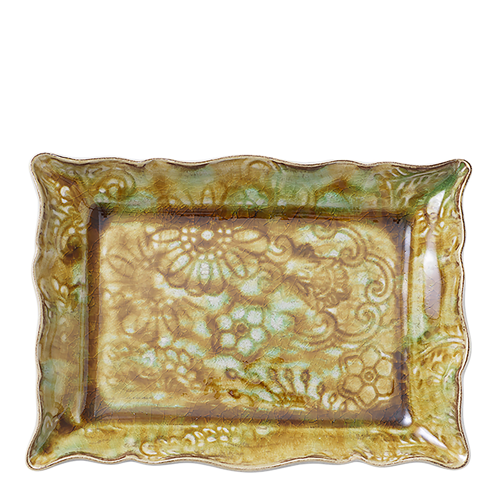 Arabesque Tallrik 19x13 cm Pineapple