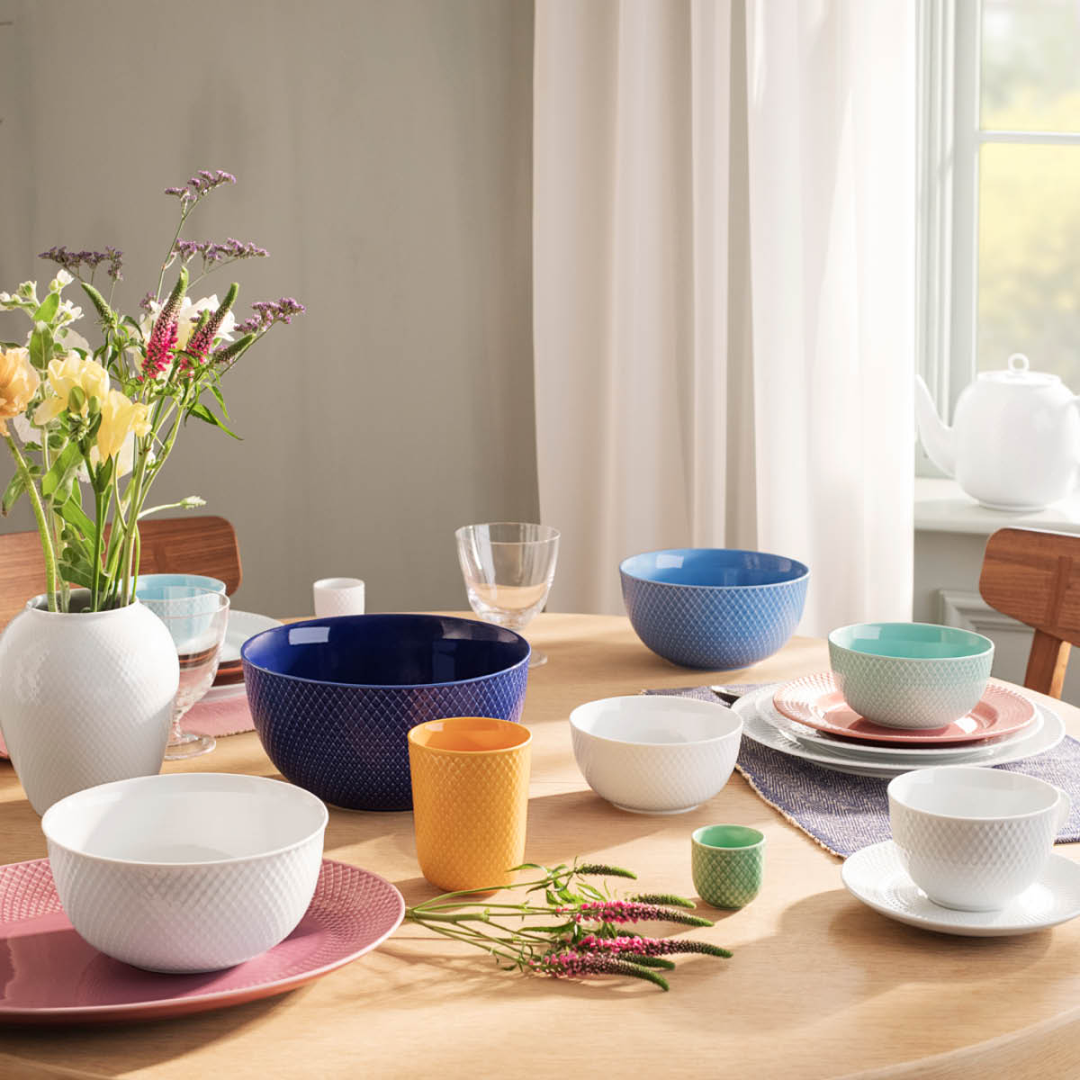 Rhombe Color Mugg 33 cl Gul