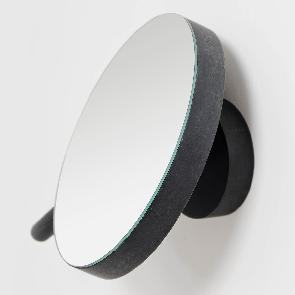 Magnify Mirror Förstorande Väggspegel 18 cm Mörk Ek
