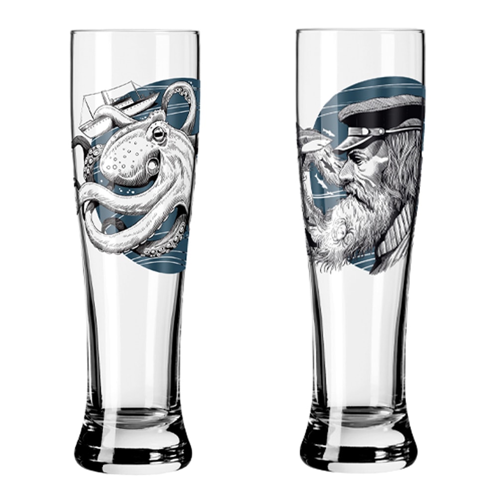 Brauchzeit Ölglas NO: 9 & 10 2-pack Blå