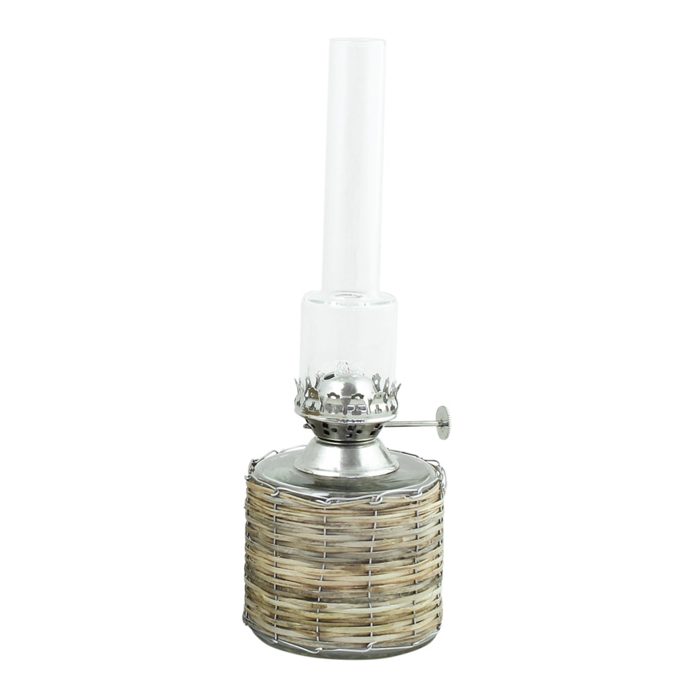 Fotogenlampa Rak Korg Liten Nickel