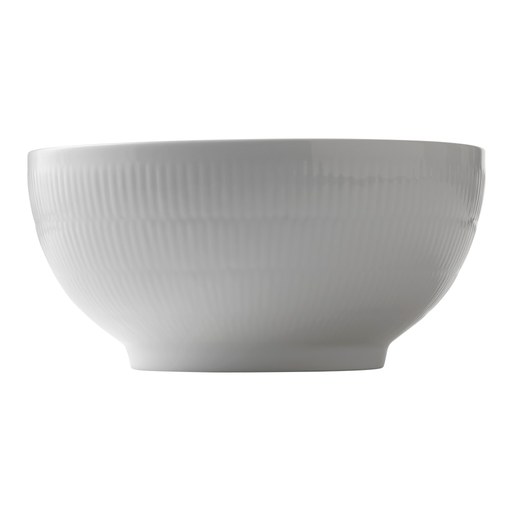 White Fluted Skål 3,1 L 24 cm