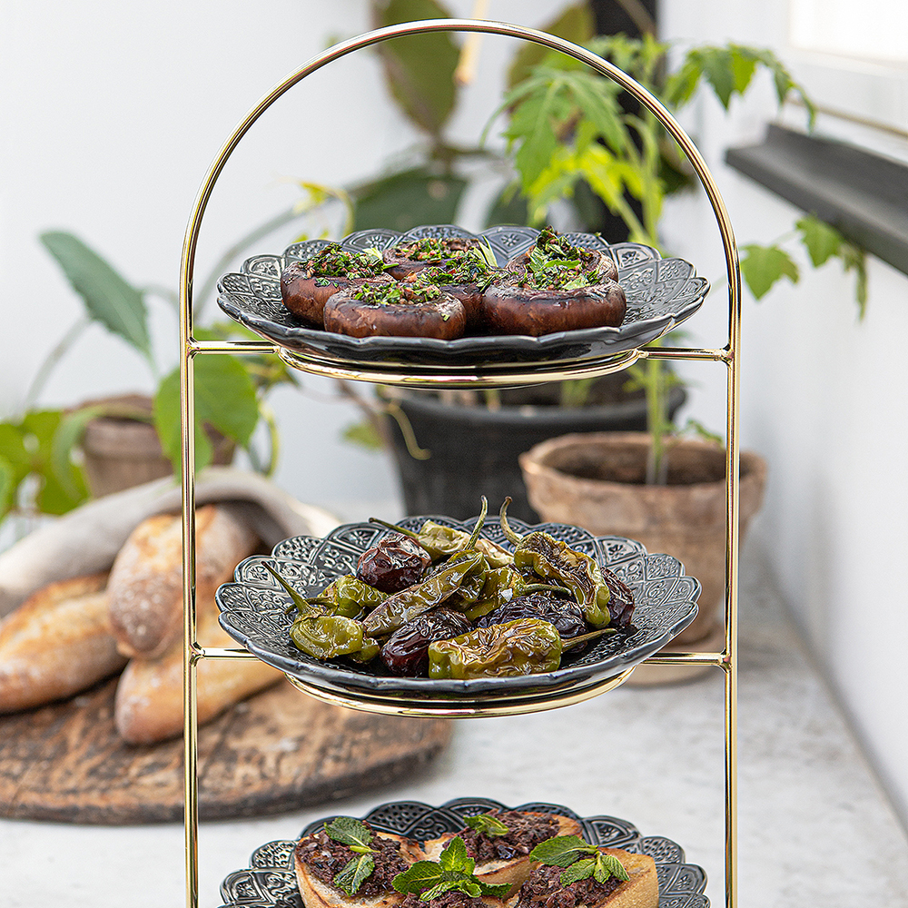 Orient Tallrik flat 19 cm Asfalt