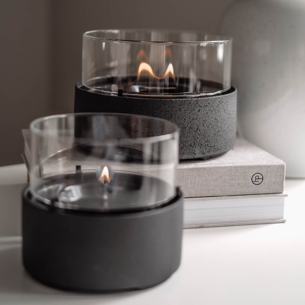 Café Raw Lykta 18 cm Svart