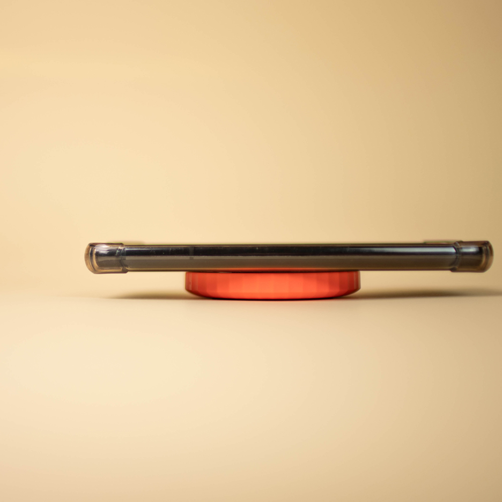 Skittle Lampa med Laddare Coral