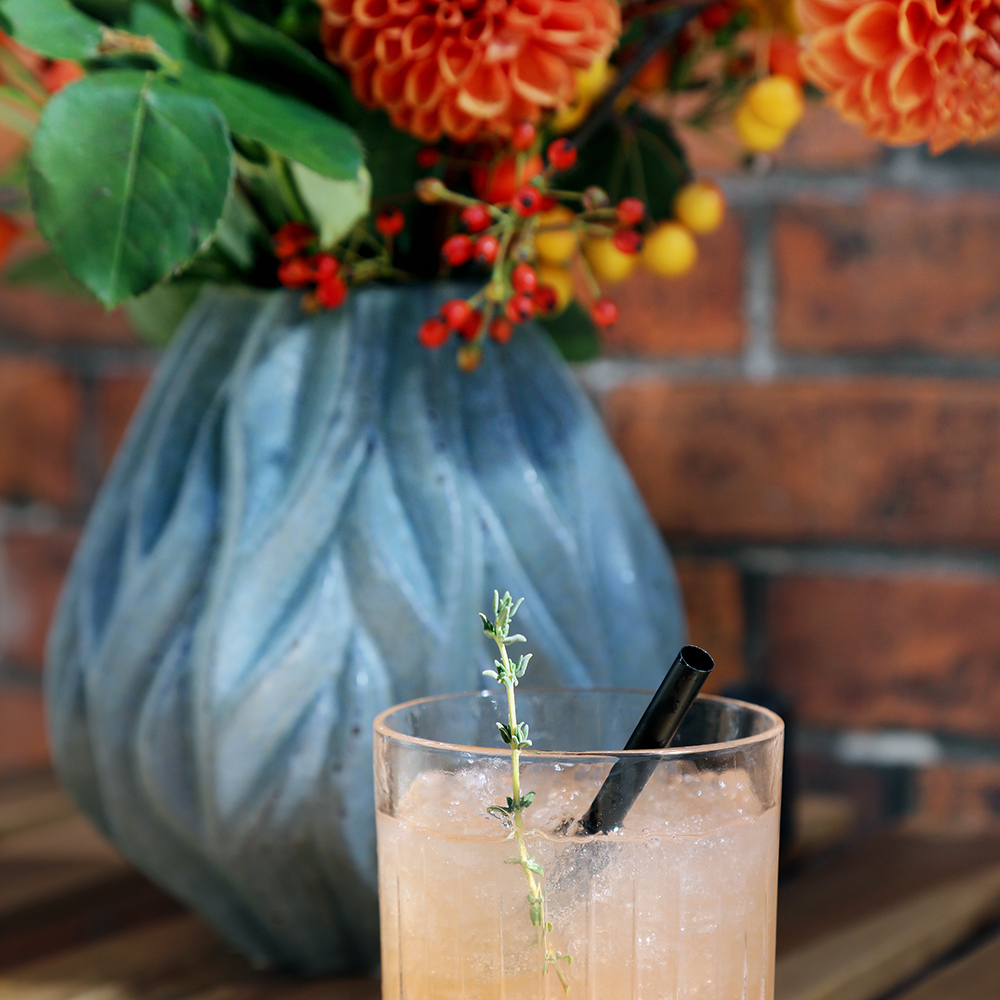 Flame Vas 15 cm Grå