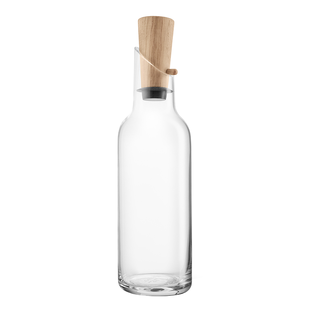Karaff med träpropp 1 L