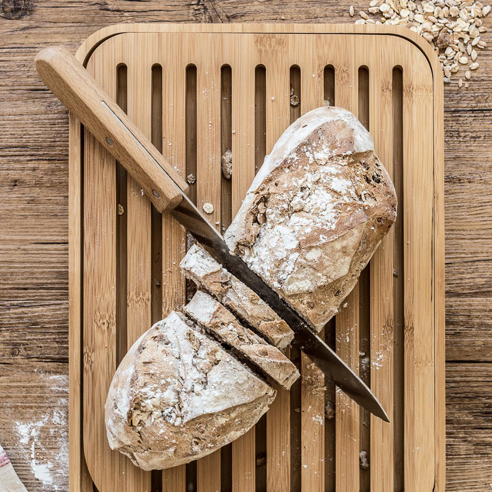 Skärbräda i bambu 36x26 cm Bambuträ