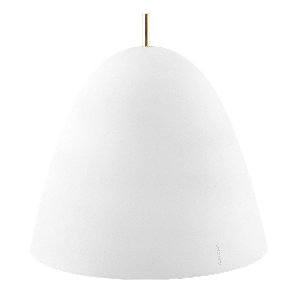 Gömma Kupa/Fat 34 cm Vit/Mässing