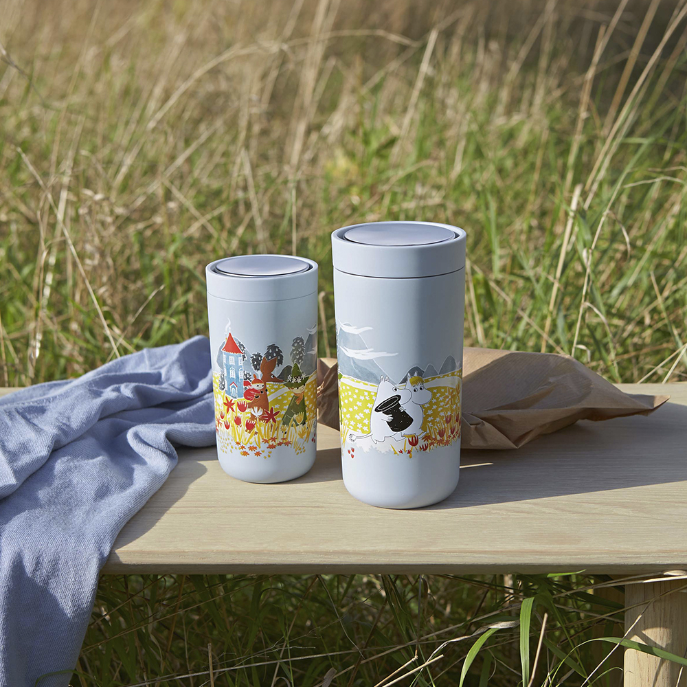 Mumin To Go Click Mugg 20 cl Soft Sky