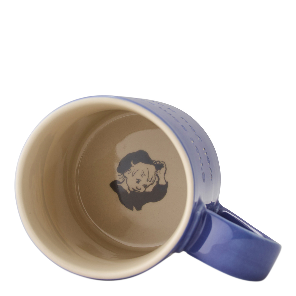 Astrid Lindgren Mugg Blå Hyss hittar man inte på