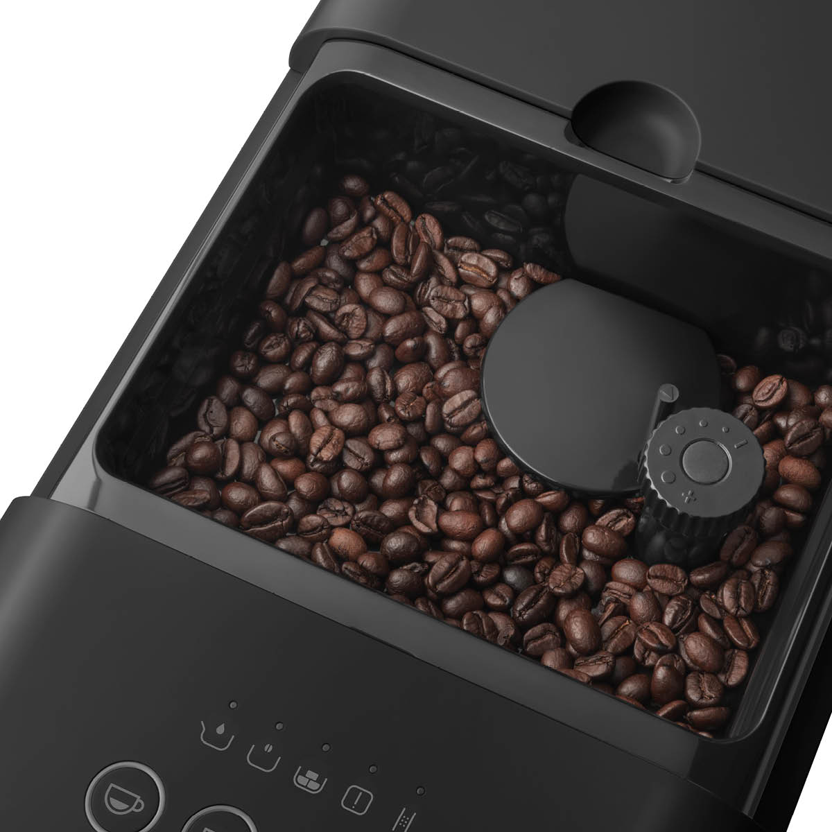 Smeg Helautomatisk Kaffemaskin Matt Svart