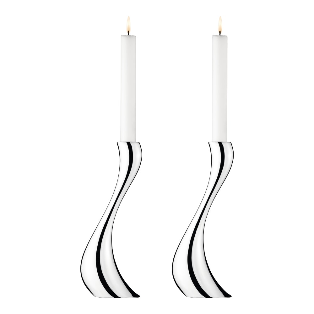 Cobra Ljusstake 24 cm 2-pack Rostfri