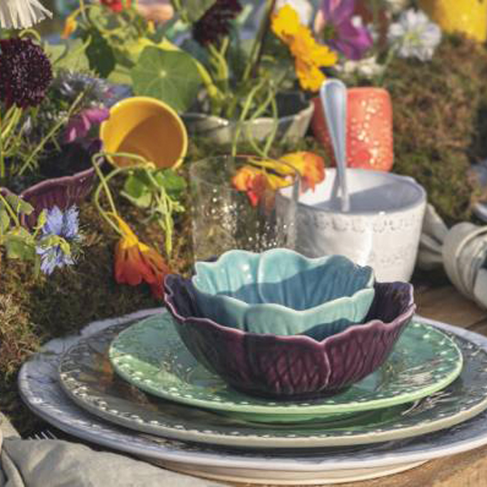 Flora Skål 17 cm Lila