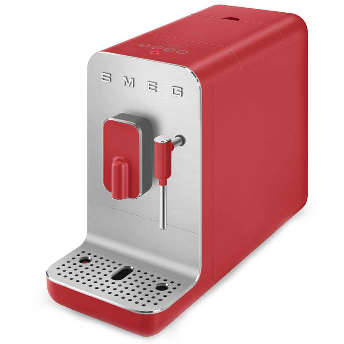 Smeg Helautomatisk Kaffemaskin med mjölkskummare Röd