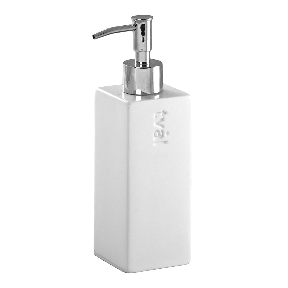 Kub Tvålpump 21 cm Vit