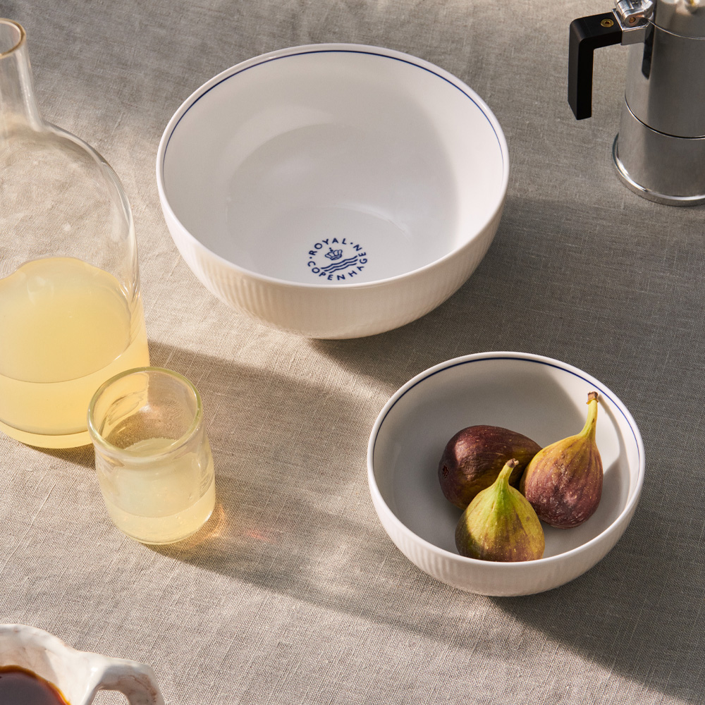 Blueline Skål 15 cm 73 cl Blå/Vit