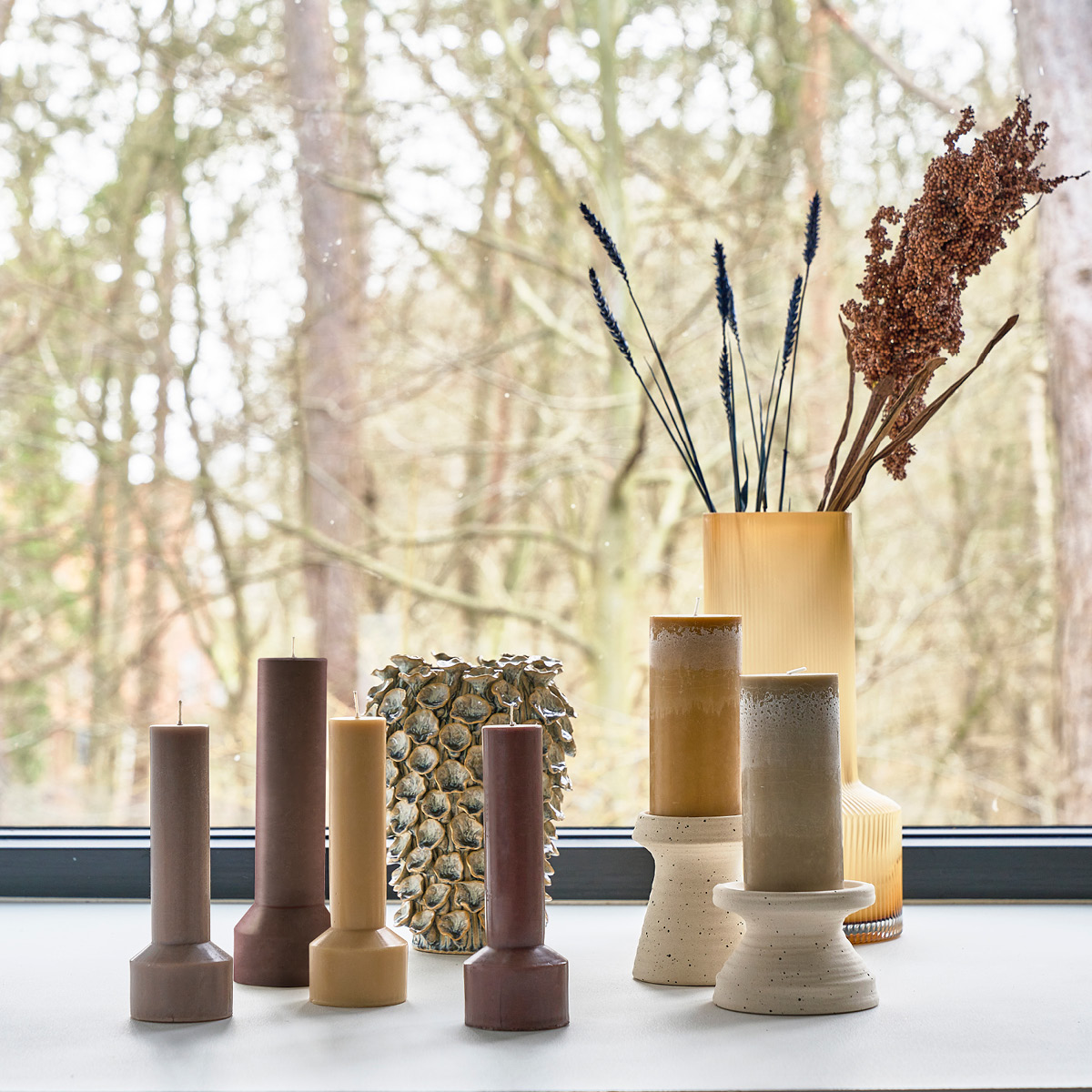 Hvils Blockljus 7x20 cm Cream