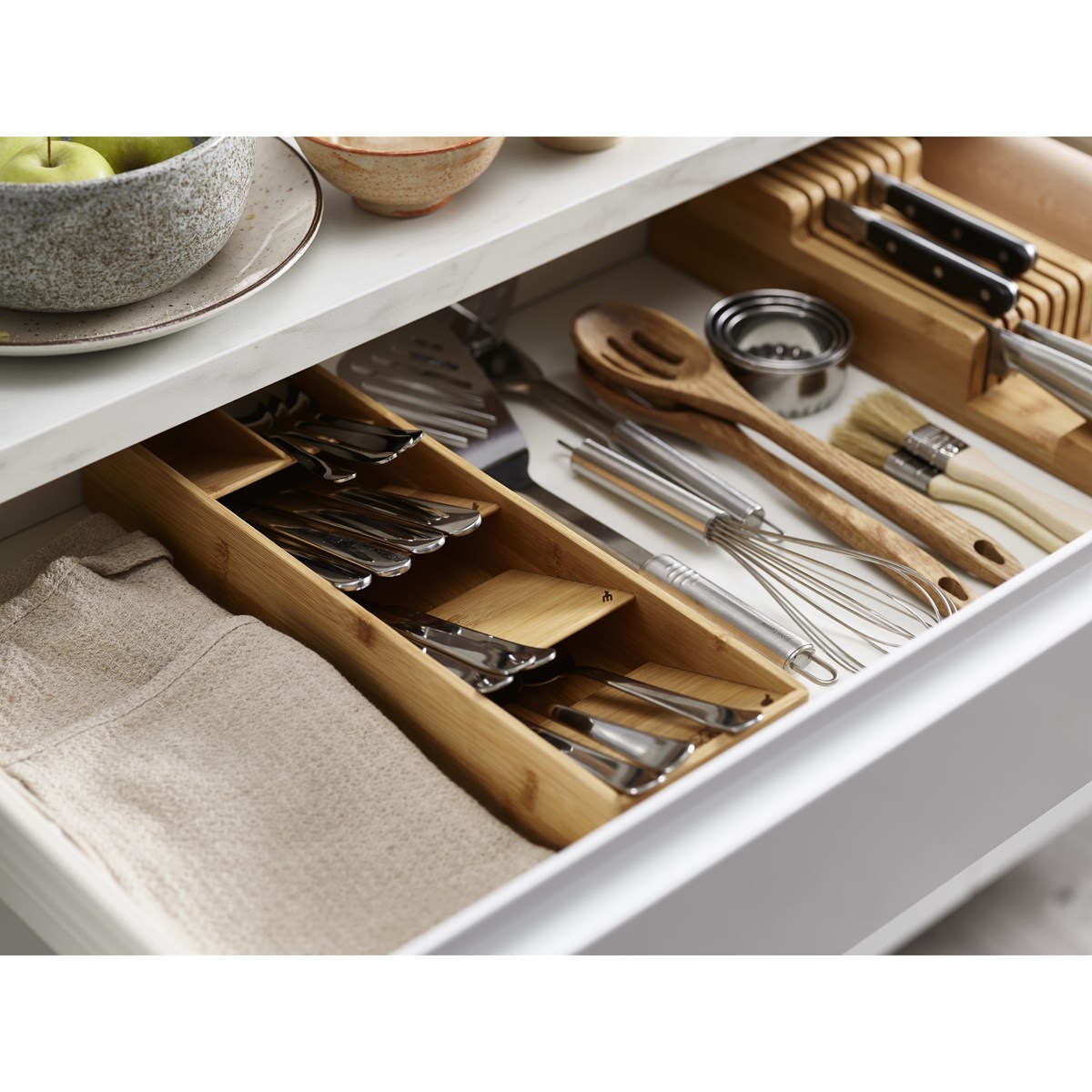 DrawerStore Bamboo Bestickförvaring Natur