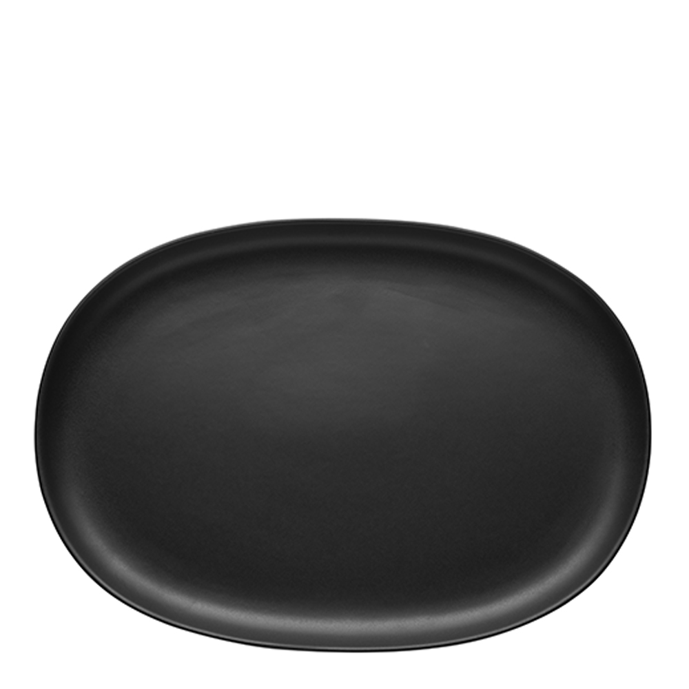 Nordic kitchen Ovala Serveringsfat 36 cm Svart
