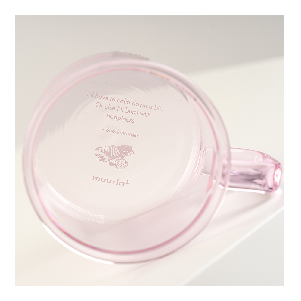 Mumin Glasmugg Snorkfröken 35 cl Rosa