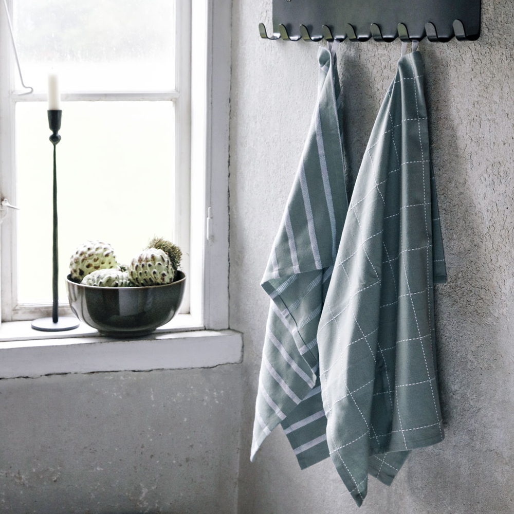 Clean Kökshandduk 75x55 cm 2-pack Ljusblå