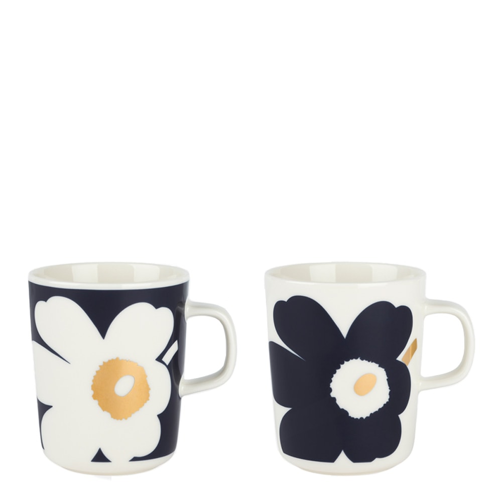 Oiva/Unikko Mugg 25 cl 2-pack Vit