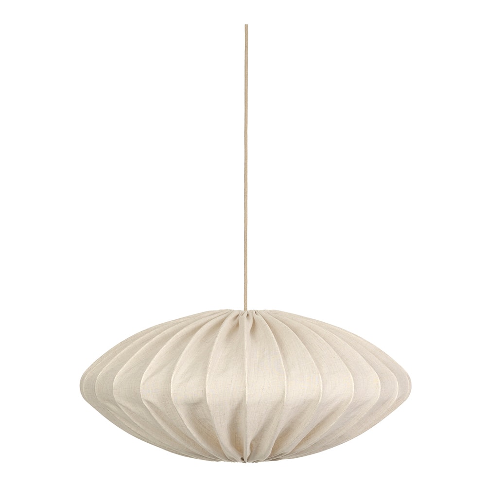Ellipse Taklampa Linne 80 cm Natur
