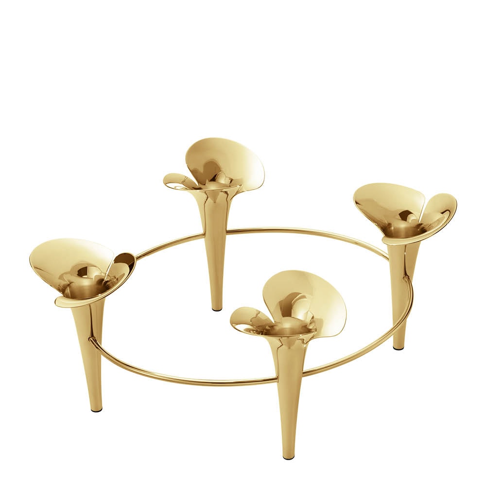 Bloom Botanica Ljusstake 34 cm Guld