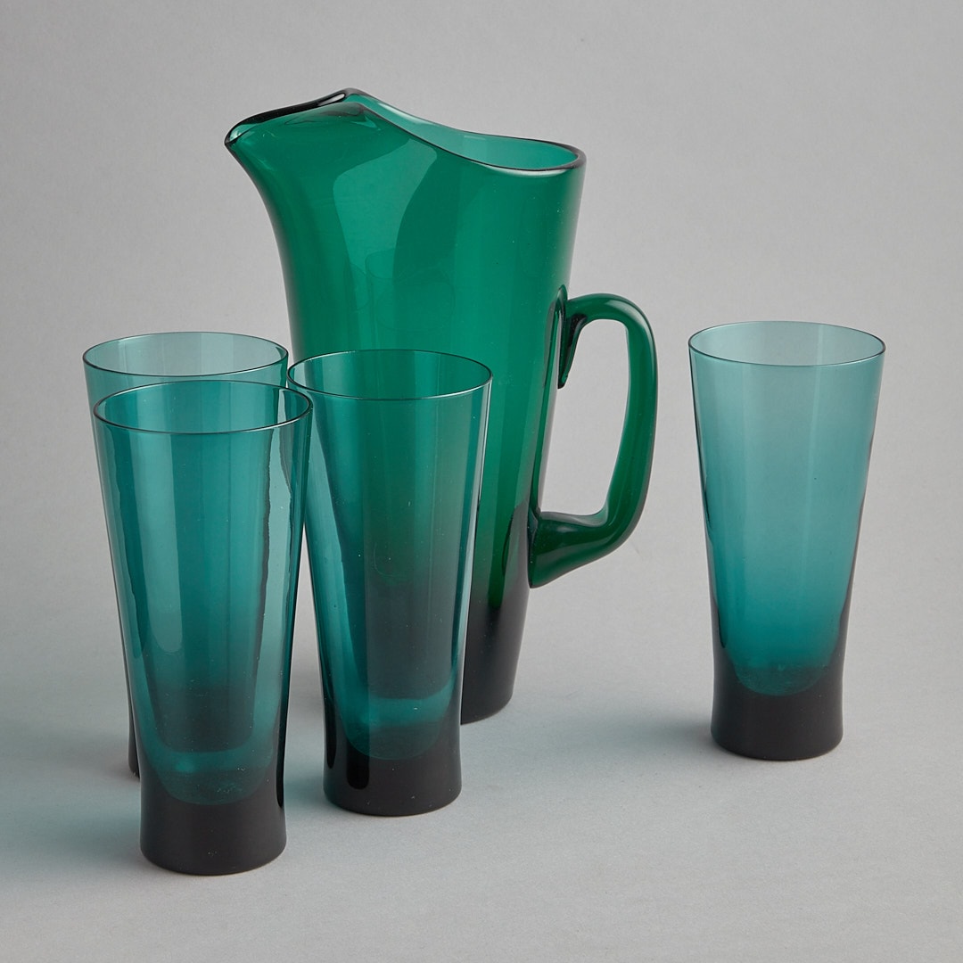 Karaff med glas