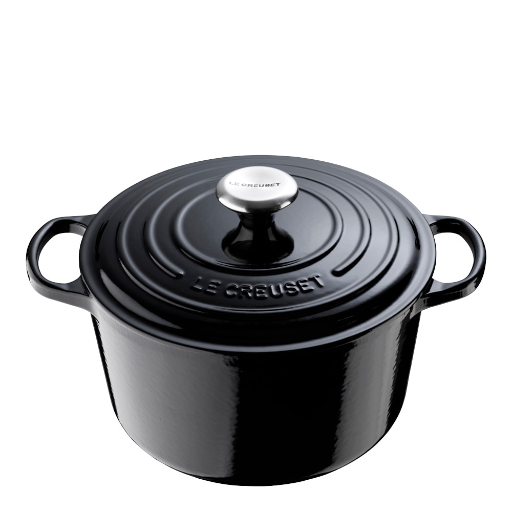 Signature Gjutjärnsgryta rund 24 cm 5 L Svart