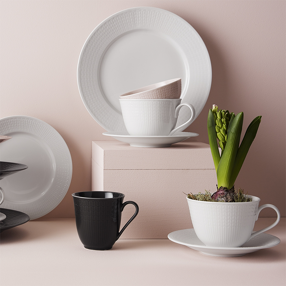 Swedish Grace Tallrik flat 27 cm 4-pack Snö